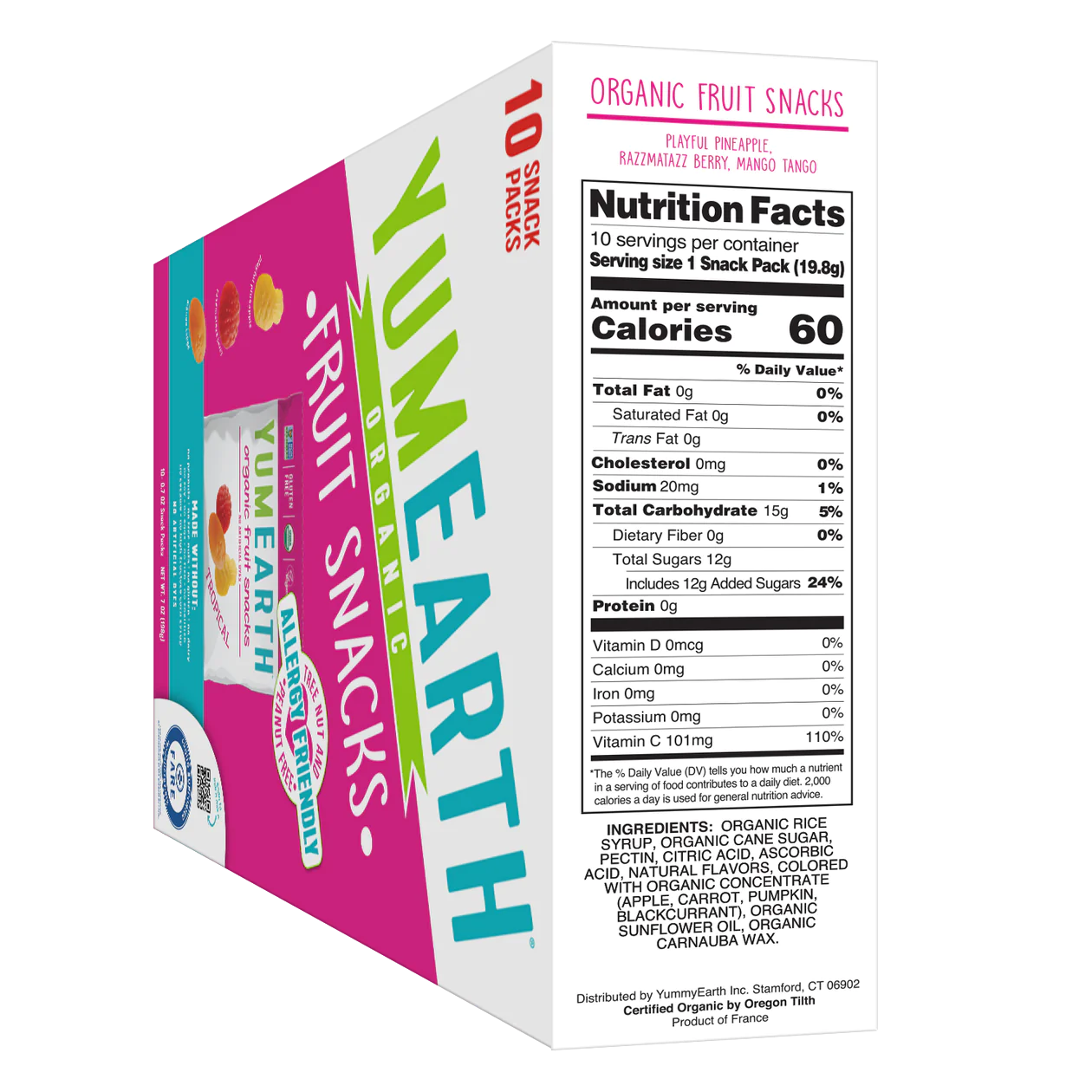 Organic Fruit Snack Tropical