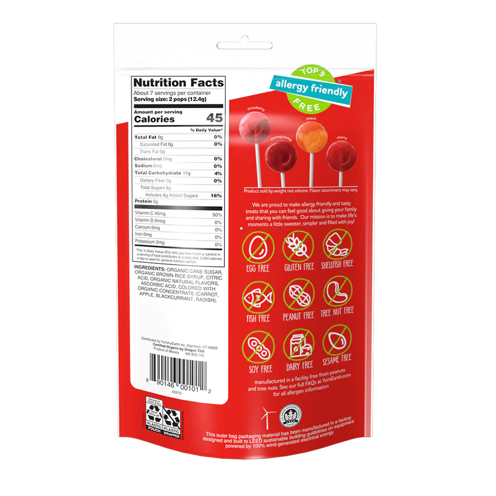 Organic Lollipops